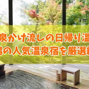 新潟で源泉かけ流しの日帰り温泉が楽しめる人気宿15選！ランチ付きなど目的別にも厳選紹介